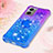 Custodia Silicone Cover Morbida Bling-Bling con Anello Supporto S02 per Xiaomi Redmi 10 5G