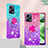 Custodia Silicone Cover Morbida Bling-Bling con Anello Supporto S02 per Xiaomi Redmi Note 12 5G