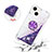 Custodia Silicone Cover Morbida Bling-Bling con Anello Supporto S03 per Apple iPhone 13