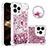 Custodia Silicone Cover Morbida Bling-Bling con Anello Supporto S03 per Apple iPhone 13 Pro Max