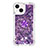 Custodia Silicone Cover Morbida Bling-Bling con Anello Supporto S03 per Apple iPhone 14