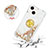 Custodia Silicone Cover Morbida Bling-Bling con Anello Supporto S03 per Apple iPhone 14