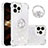 Custodia Silicone Cover Morbida Bling-Bling con Anello Supporto S03 per Apple iPhone 14 Pro Max