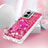 Custodia Silicone Cover Morbida Bling-Bling con Anello Supporto S03 per Xiaomi Redmi 10 5G