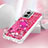 Custodia Silicone Cover Morbida Bling-Bling con Anello Supporto S03 per Xiaomi Redmi Note 11E 5G