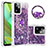 Custodia Silicone Cover Morbida Bling-Bling con Anello Supporto YB1 per Motorola Moto G Power 5G (2023)