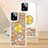 Custodia Silicone Cover Morbida Bling-Bling con Anello Supporto YB1 per Motorola Moto G Power 5G (2023) Oro