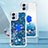 Custodia Silicone Cover Morbida Bling-Bling con Anello Supporto YB1 per Samsung Galaxy A04 4G