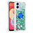 Custodia Silicone Cover Morbida Bling-Bling con Anello Supporto YB1 per Samsung Galaxy A04 4G