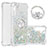 Custodia Silicone Cover Morbida Bling-Bling con Anello Supporto YB1 per Samsung Galaxy A34 5G Azzurro