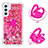 Custodia Silicone Cover Morbida Bling-Bling con Anello Supporto YB1 per Samsung Galaxy A54 5G