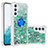 Custodia Silicone Cover Morbida Bling-Bling con Anello Supporto YB1 per Samsung Galaxy Quantum4 5G