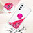 Custodia Silicone Cover Morbida Bling-Bling con Anello Supporto YB1 per Samsung Galaxy Quantum4 5G