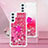 Custodia Silicone Cover Morbida Bling-Bling con Anello Supporto YB1 per Samsung Galaxy Quantum4 5G