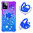 Custodia Silicone Cover Morbida Bling-Bling con Anello Supporto YB2 per Motorola Moto G Power 5G (2023)