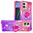 Custodia Silicone Cover Morbida Bling-Bling con Anello Supporto YB2 per Motorola Moto G Stylus (2023) 4G