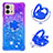 Custodia Silicone Cover Morbida Bling-Bling con Anello Supporto YB2 per Motorola Moto G Stylus (2023) 4G