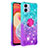 Custodia Silicone Cover Morbida Bling-Bling con Anello Supporto YB2 per Samsung Galaxy A04 4G