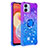 Custodia Silicone Cover Morbida Bling-Bling con Anello Supporto YB2 per Samsung Galaxy A04 4G