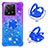 Custodia Silicone Cover Morbida Bling-Bling con Anello Supporto YB2 per Xiaomi Mi 13T 5G