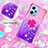 Custodia Silicone Cover Morbida Bling-Bling con Anello Supporto YB2 per Xiaomi Poco X5 5G