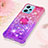 Custodia Silicone Cover Morbida Bling-Bling con Anello Supporto YB2 per Xiaomi Poco X5 5G