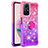 Custodia Silicone Cover Morbida Bling-Bling con Anello Supporto YB2 per Xiaomi Redmi Note 12S