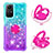 Custodia Silicone Cover Morbida Bling-Bling con Anello Supporto YB2 per Xiaomi Redmi Note 12S