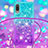 Custodia Silicone Cover Morbida Bling-Bling con Cinghia Cordino Mano S01 per Samsung Galaxy A02