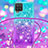 Custodia Silicone Cover Morbida Bling-Bling con Cinghia Cordino Mano S01 per Samsung Galaxy A12 5G