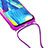 Custodia Silicone Cover Morbida Bling-Bling con Cinghia Cordino Mano S01 per Samsung Galaxy M10