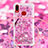 Custodia Silicone Cover Morbida Bling-Bling con Cinghia Cordino Mano S02 per Samsung Galaxy A10s