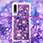 Custodia Silicone Cover Morbida Bling-Bling con Cinghia Cordino Mano S02 per Samsung Galaxy A30S