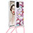 Custodia Silicone Cover Morbida Bling-Bling con Cinghia Cordino Mano S02 per Samsung Galaxy S20