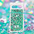 Custodia Silicone Cover Morbida Bling-Bling con Cinghia Cordino Mano S03 per Google Pixel 7a 5G