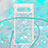 Custodia Silicone Cover Morbida Bling-Bling con Cinghia Cordino Mano S03 per Google Pixel 7a 5G Cielo Blu
