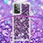 Custodia Silicone Cover Morbida Bling-Bling con Cinghia Cordino Mano S03 per Samsung Galaxy A52 4G