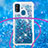 Custodia Silicone Cover Morbida Bling-Bling con Cinghia Cordino Mano S03 per Samsung Galaxy M30s