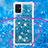 Custodia Silicone Cover Morbida Bling-Bling con Cinghia Cordino Mano S03 per Samsung Galaxy M40S