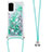 Custodia Silicone Cover Morbida Bling-Bling con Cinghia Cordino Mano S03 per Samsung Galaxy S20