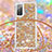 Custodia Silicone Cover Morbida Bling-Bling con Cinghia Cordino Mano S03 per Samsung Galaxy S20 FE (2022) 5G