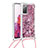 Custodia Silicone Cover Morbida Bling-Bling con Cinghia Cordino Mano S03 per Samsung Galaxy S20 FE 4G