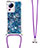 Custodia Silicone Cover Morbida Bling-Bling con Cinghia Cordino Mano S03 per Xiaomi Mi 12 Lite NE 5G