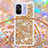 Custodia Silicone Cover Morbida Bling-Bling con Cinghia Cordino Mano S03 per Xiaomi Poco C55