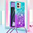 Custodia Silicone Cover Morbida Bling-Bling con Cinghia Cordino Mano YB1 per Motorola Moto G Stylus (2023) 4G Cielo Blu