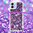 Custodia Silicone Cover Morbida Bling-Bling con Cinghia Cordino Mano YB3 per Samsung Galaxy F04