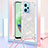 Custodia Silicone Cover Morbida Bling-Bling con Cinghia Cordino Mano YB3 per Xiaomi Poco X5 5G