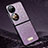 Custodia Silicone Cover Morbida Bling-Bling LD1 per Huawei P50 Pocket Viola