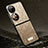 Custodia Silicone Cover Morbida Bling-Bling LD1 per Huawei P60 Pocket Oro