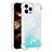 Custodia Silicone Cover Morbida Bling-Bling S01 per Apple iPhone 13 Pro Cielo Blu